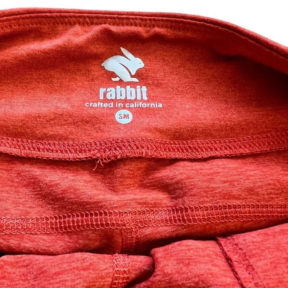 rabbit Women's Pockets Burnt Orange Joggers Jogalongs Summer Fig Size Small